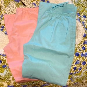 2 scrub pants size S